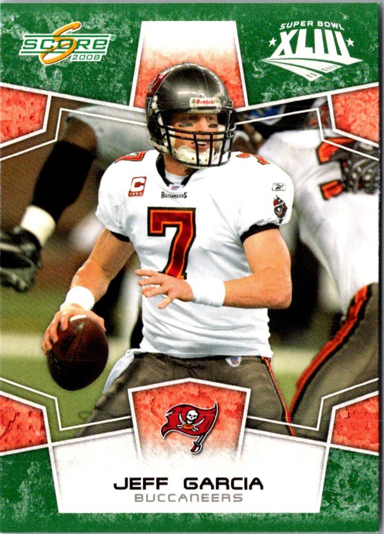 2008 Score Super Bowl XLIII Jeff Garcia
