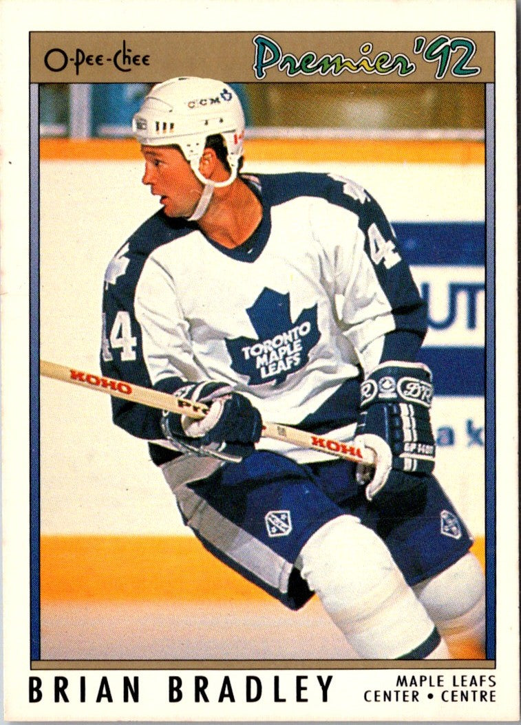 1991 O-Pee-Chee Premier Brian Bradley