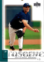 2001 UD Reserve Jeff D'Amico #99