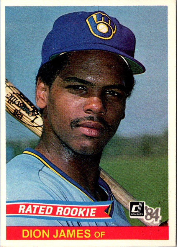 1984 Donruss Dion James #31 Rookie