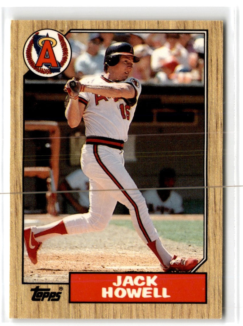 1987 Topps Tiffany Jack Howell