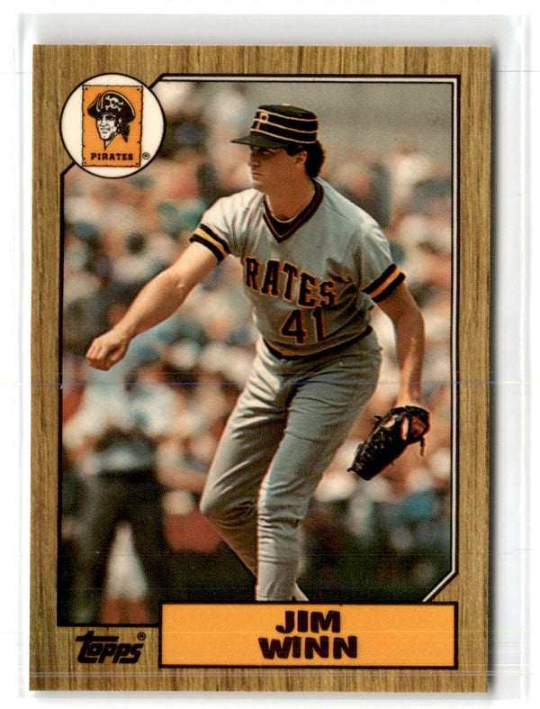 1987 Topps Tiffany Jim Winn #262