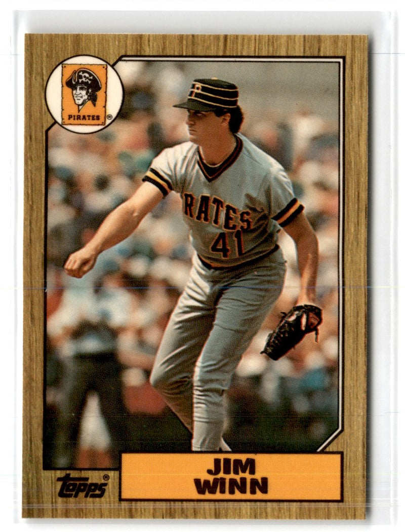 1987 Topps Tiffany Jim Winn