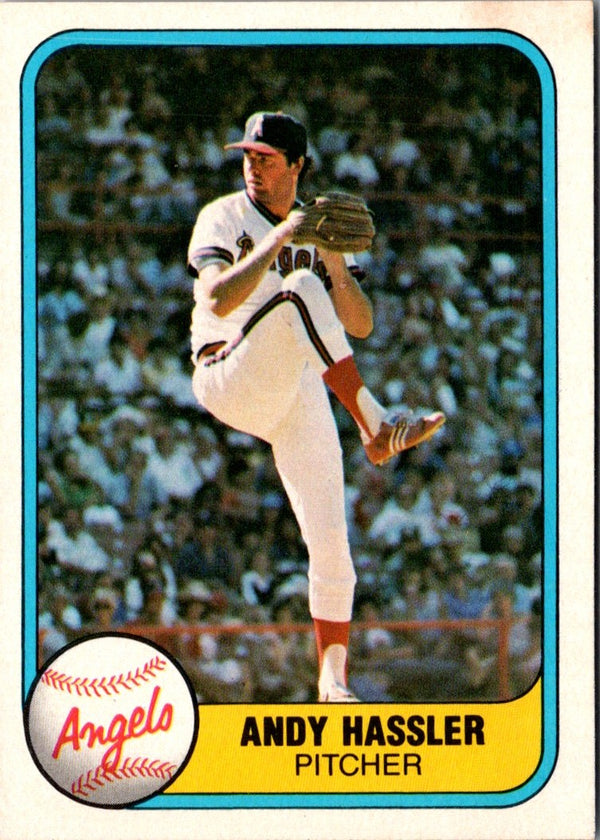 1981 Fleer Andy Hassler #290