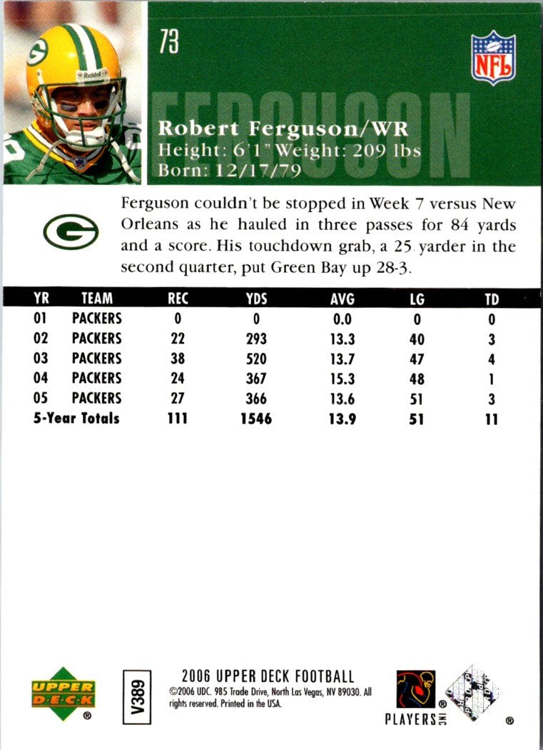 2006 Upper Deck Robert Ferguson