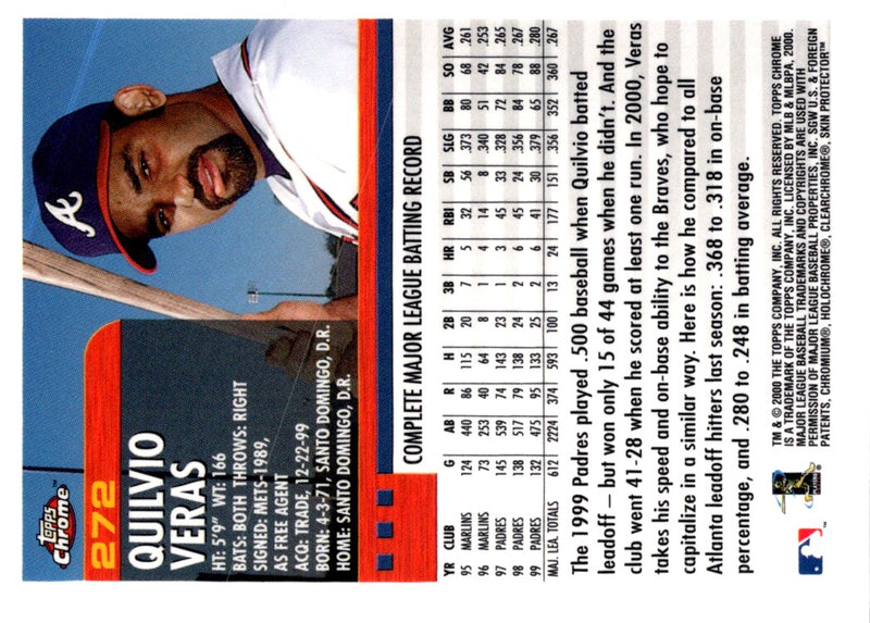 2000 Topps Limited Quilvio Veras
