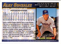 1998 Topps Alex S. Gonzalez #109