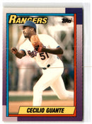 1990 Topps Tiffany Cecilio Guante