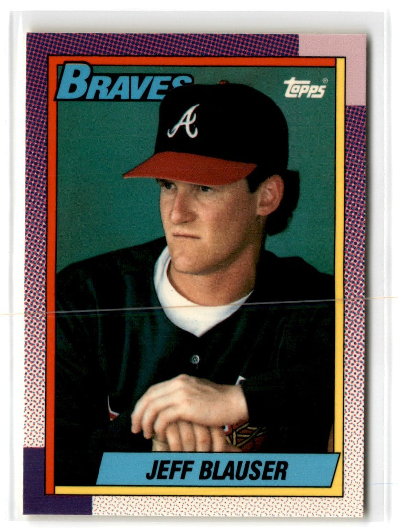 1990 Topps Tiffany Jeff Blauser