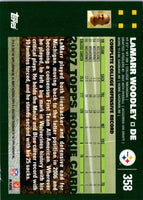 2007 Topps Lamarr Woodley #358 Rookie