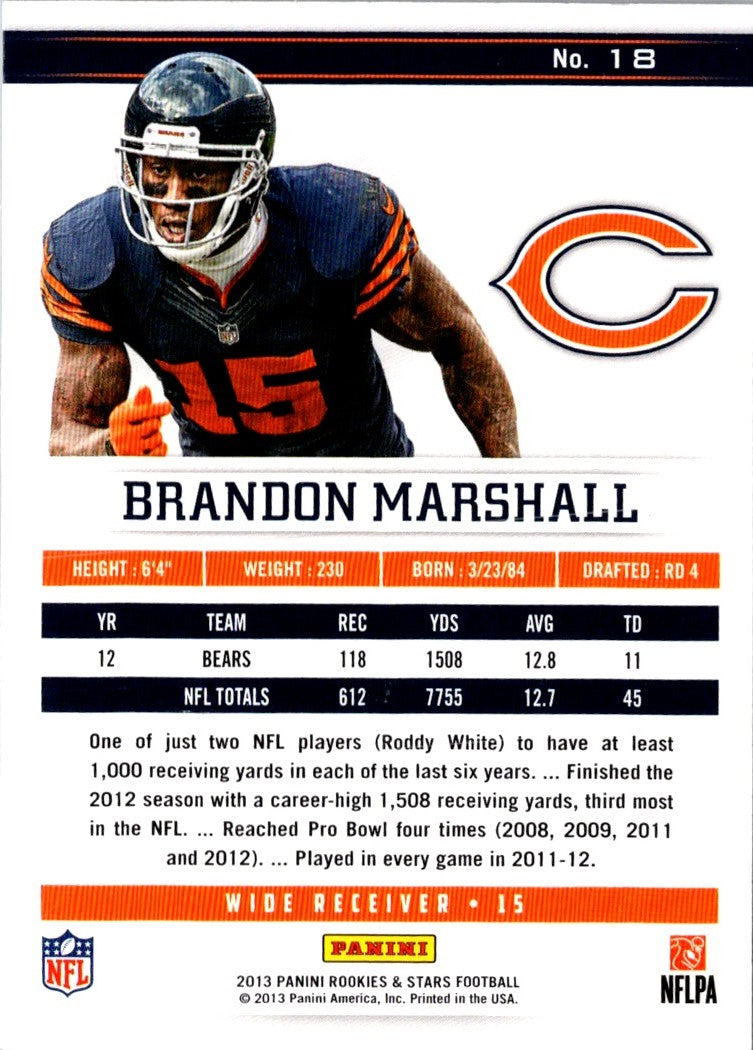 2013 Panini Prominence Brandon Marshall