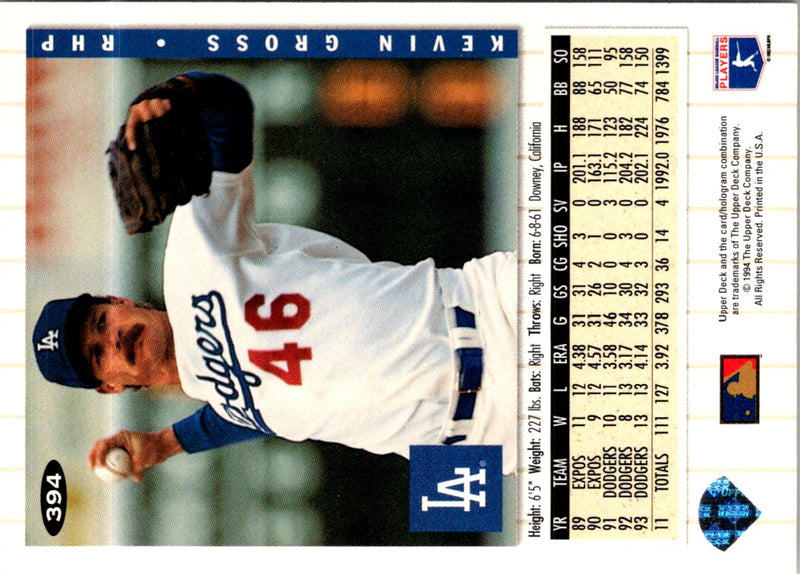 1994 Collector's Choice Silver Kevin Gross