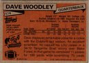 1981 Topps David Woodley