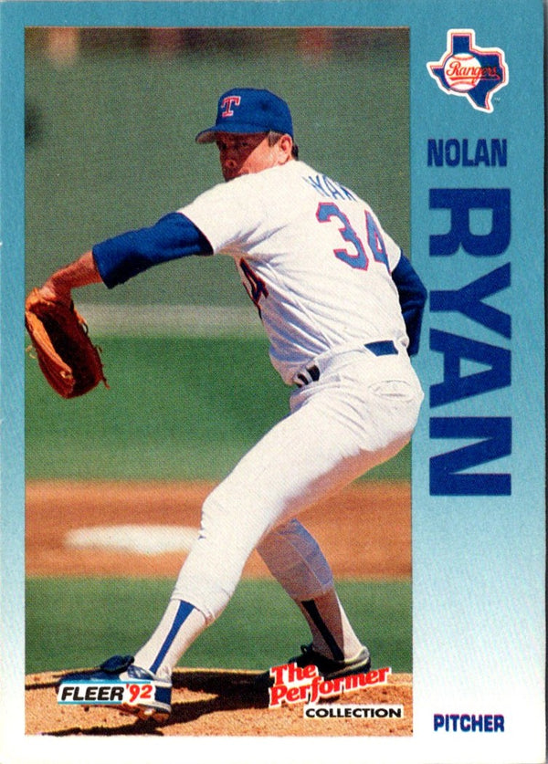 1992 Fleer 7 Eleven/Citgo The Performer Nolan Ryan #1