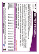 2013 Topps Dexter Fowler