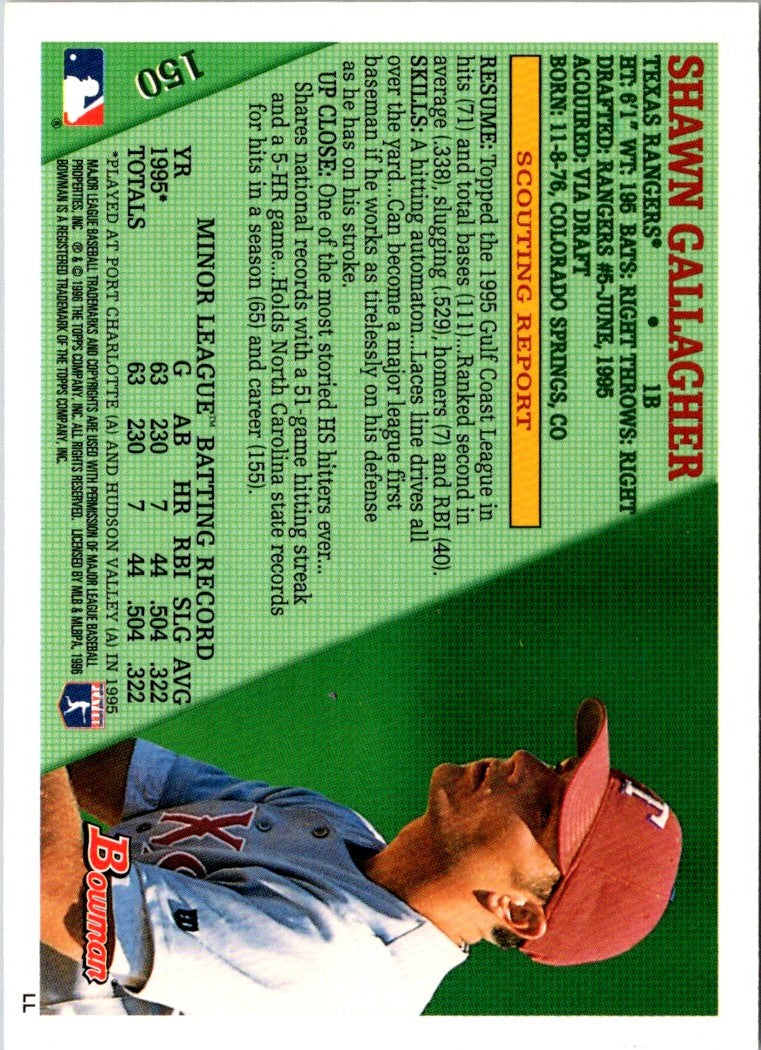 1996 Bowman Shawn Gallagher