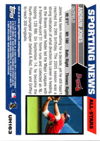 2005 Topps Updates & Highlights Andruw Jones #UH163