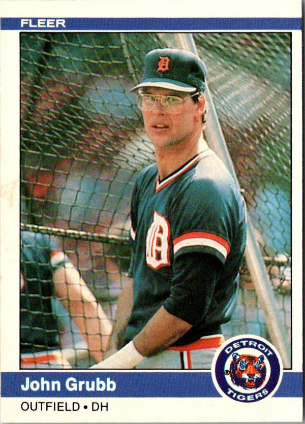 1984 Fleer John Grubb #81