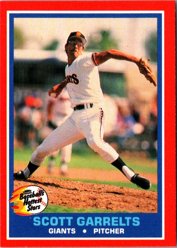 1987 Fleer Hottest Stars Scott Garrelts #17