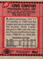 1990 Topps Cris Carter #92