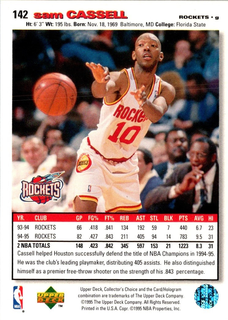 1994 Upper Deck Houston Rockets