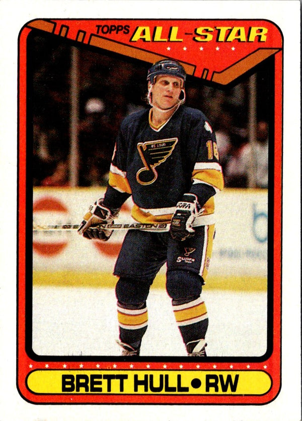 1990 Topps Brett Hull #195