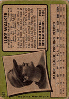 1971 Topps Luke Walker #534