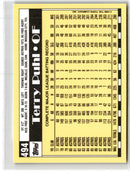 1990 Topps Tiffany Terry Puhl