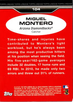 2011 Topps Lineage Diamond Anniversary Miguel Montero #104