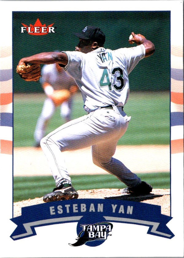 2002 Fleer Esteban Yan #124