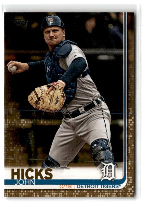 2019 Topps Detroit Tigers John Hicks #DT-17