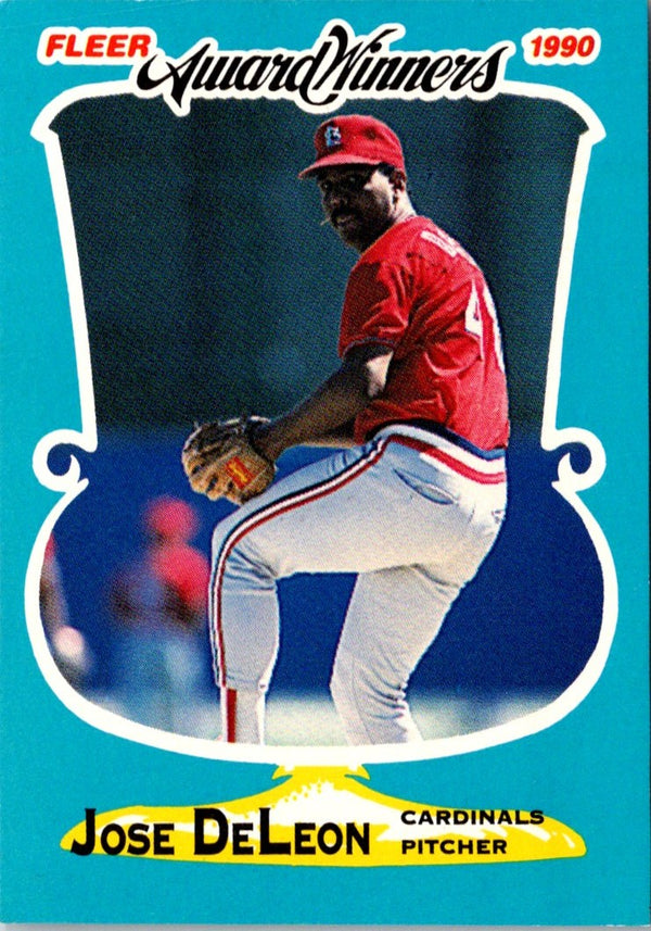 1990 Fleer Award Winners Jose DeLeon #11