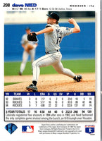 1995 Collector's Choice SE Silver Signature David Nied #208