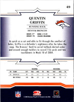 2005 Donruss Throwback Threads Quentin Griffin #49