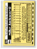 1990 Topps Tiffany Mike Jackson
