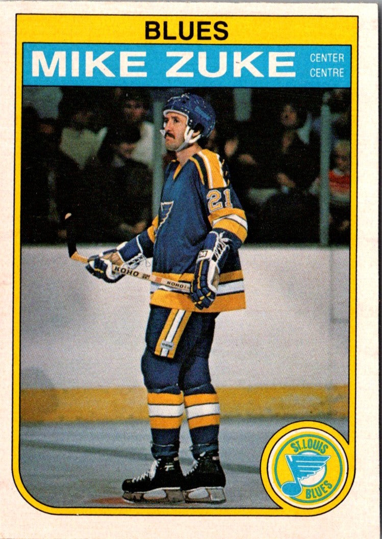 1982 O-Pee-Chee Mike Zuke