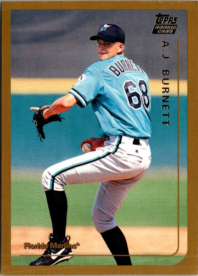 1999 Topps Traded Rookies A.J. Burnett