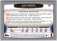 2014 Bowman Alex Gordon #191