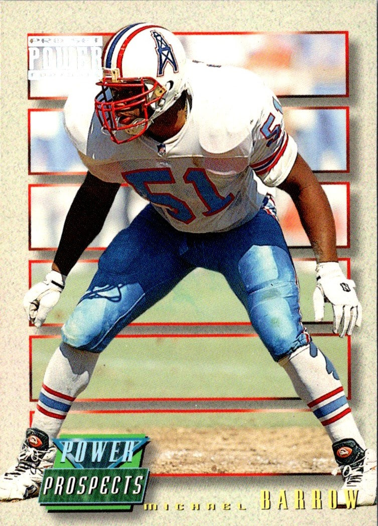 1993 Pro Set Power Update Prospects Gold Micheal Barrow