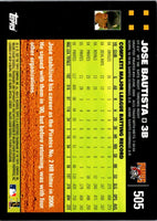 2007 Topps Jose Bautista #505