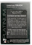 2020 Bowman Platinum Christian Yelich