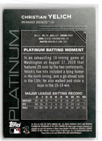 2020 Bowman Platinum Christian Yelich #74