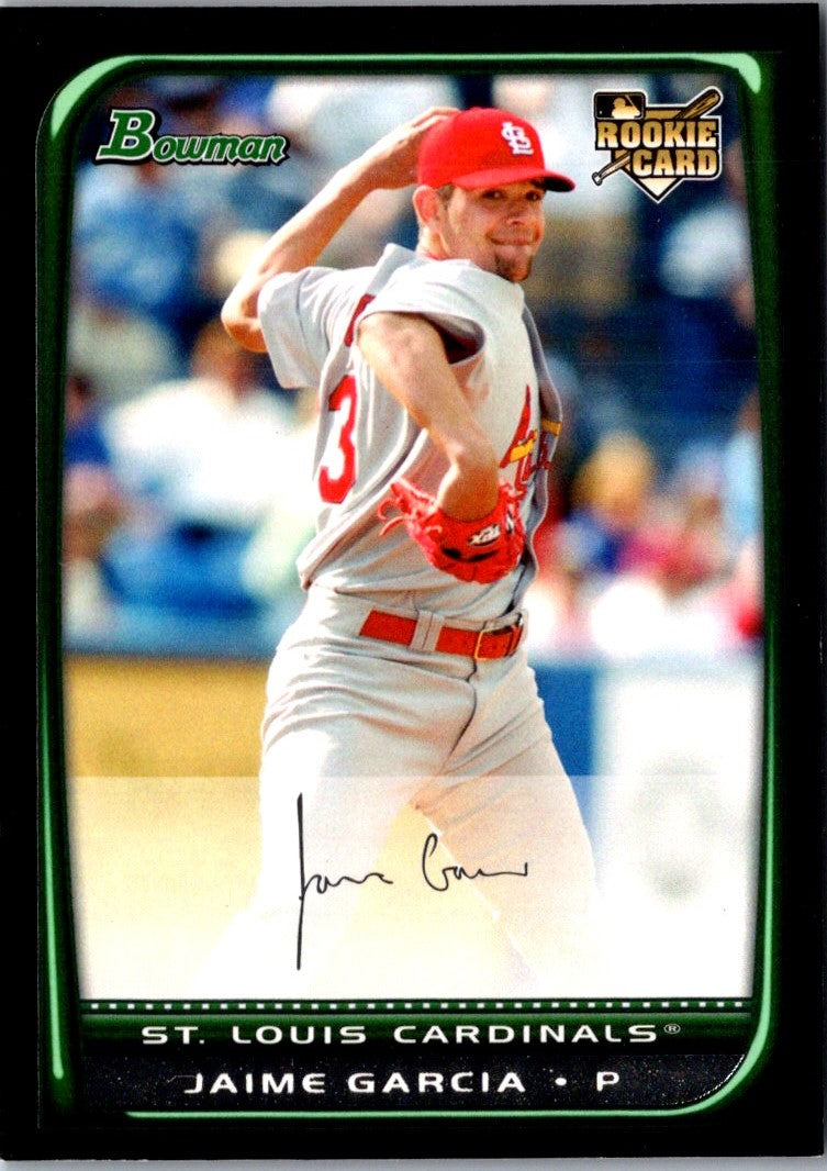 2008 Bowman Draft Picks & Prospects Jaime Garcia