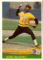1984 Donruss Jose DeLeon #628 Rookie