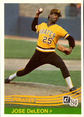 1984 Donruss Jose DeLeon #628 Rookie