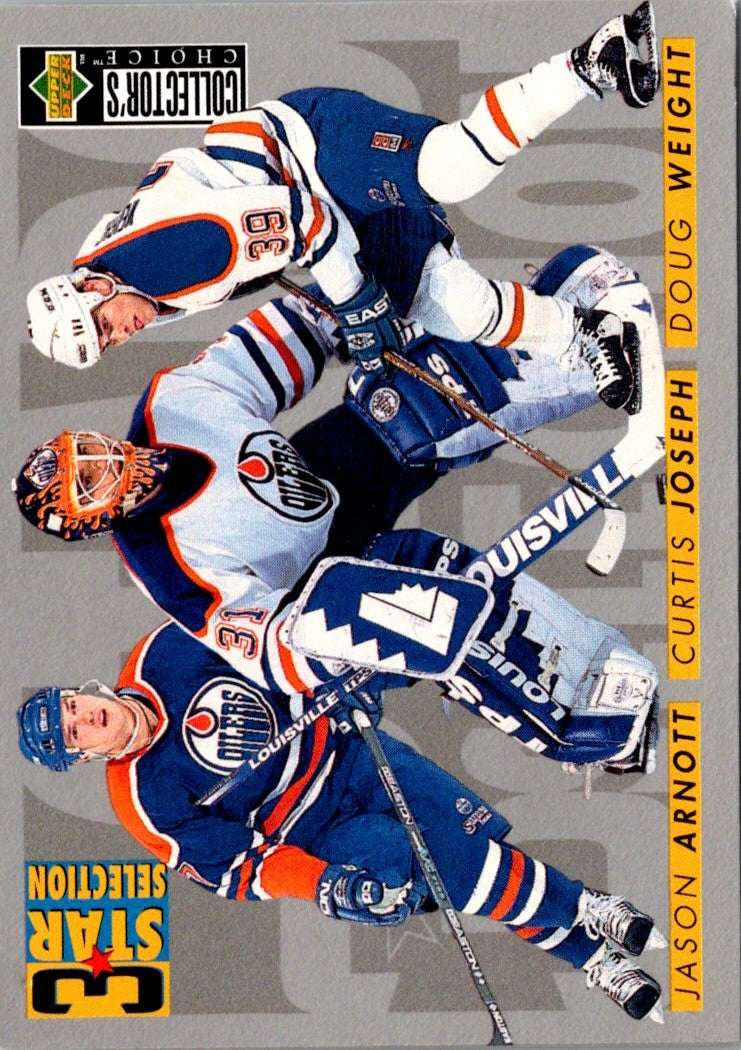 1996 Collector's Choice Doug Weight/Jason Arnott/Curtis Joseph