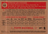 2001 Topps Heritage Lee Stevens #248
