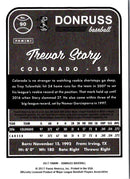 2017 Donruss Trevor Story