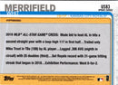 2019 Topps Update Whit Merrifield