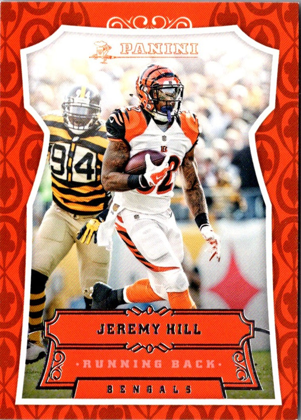 2016 Panini Playbook Down and Dirty Relics Jeremy Hill #6 /25